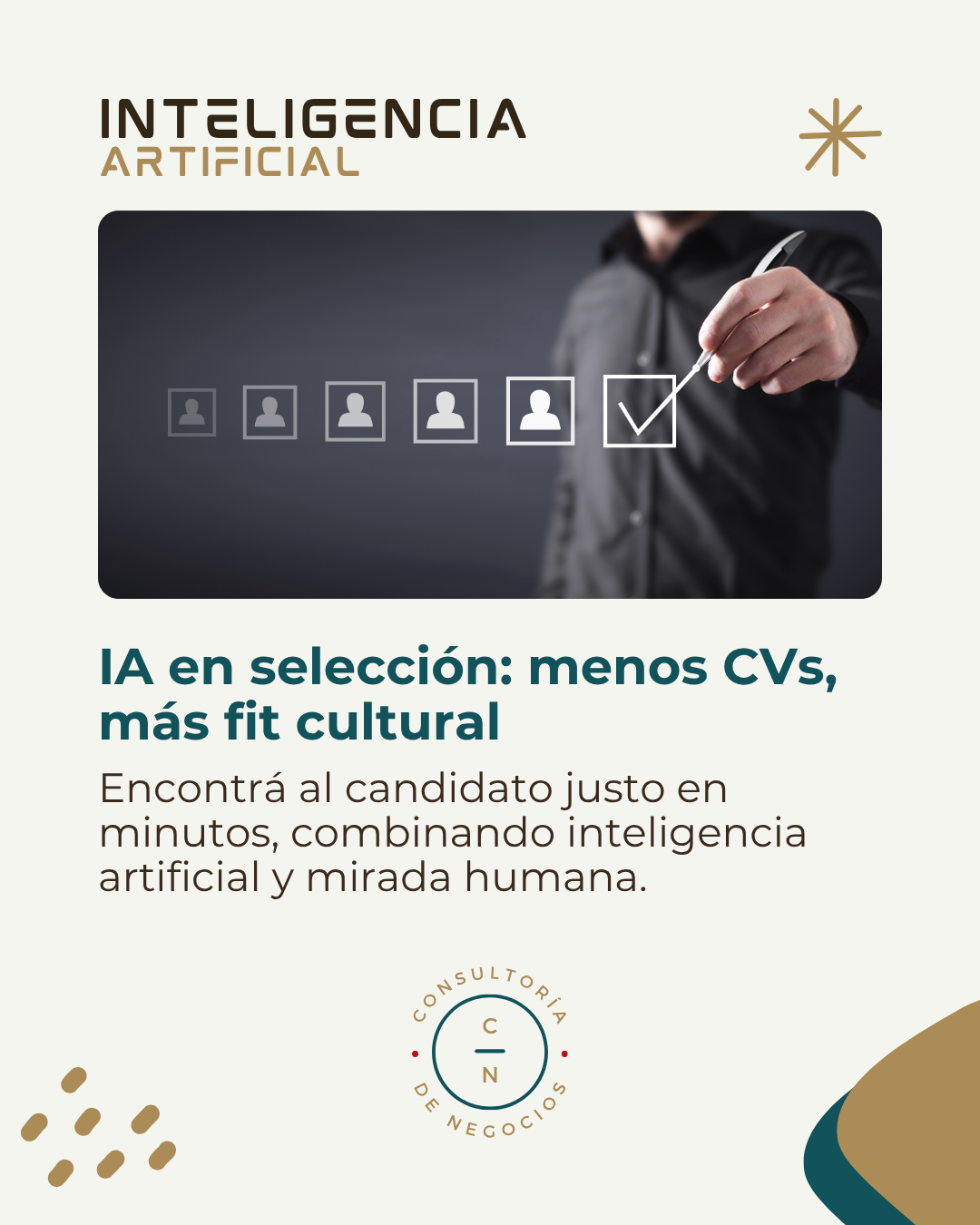 IA en selección: menos CVs, más fit cultural